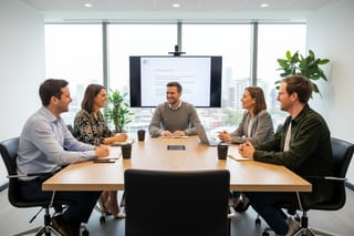 a board meeting